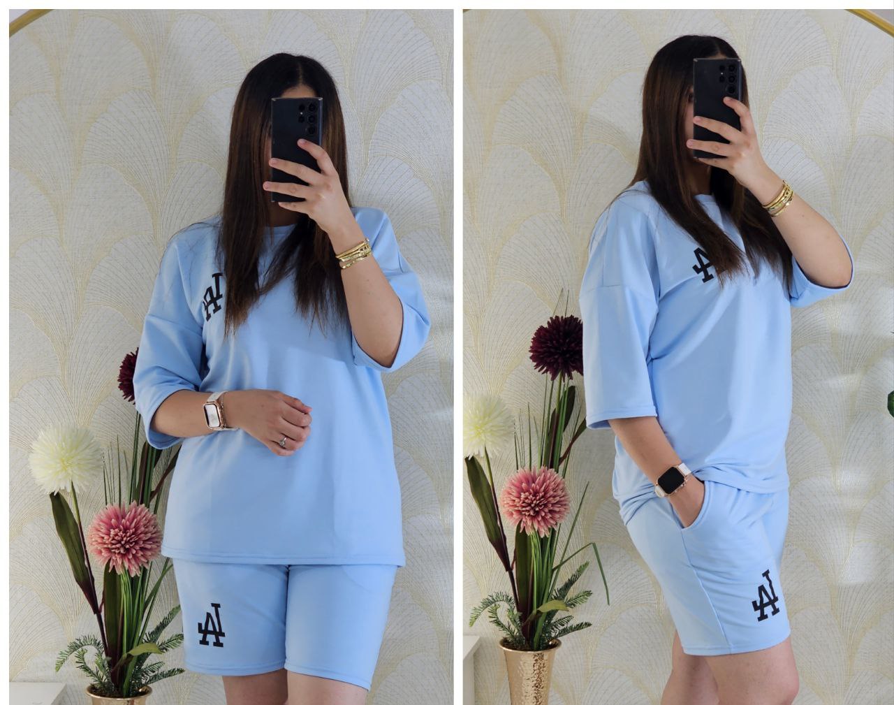 Ensemble ( L-Ashort) vetement, femme