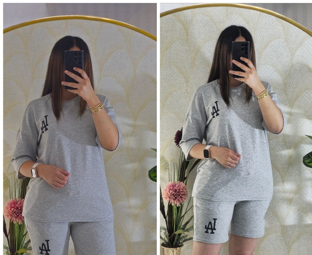 Ensemble ( L-Ashort) vetement, femme