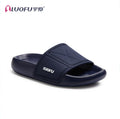 nouvelles diapositives d'oreiller sportives originales et confortables pour hommes de Luofu - Semelles épaisses résistantes à l'usure et absorbant les chocs, confort du couple