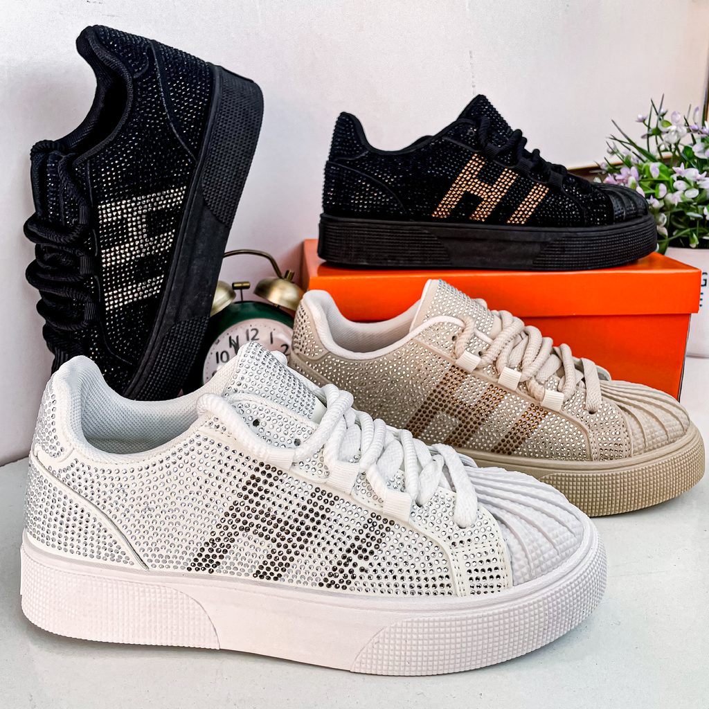 Chaussures cloutées en cristal pour femmes - Design unique et confortable