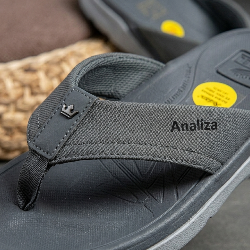 Men’s Comfort Flip-Flop Sandals – Lightweight Casual Beach Slippers