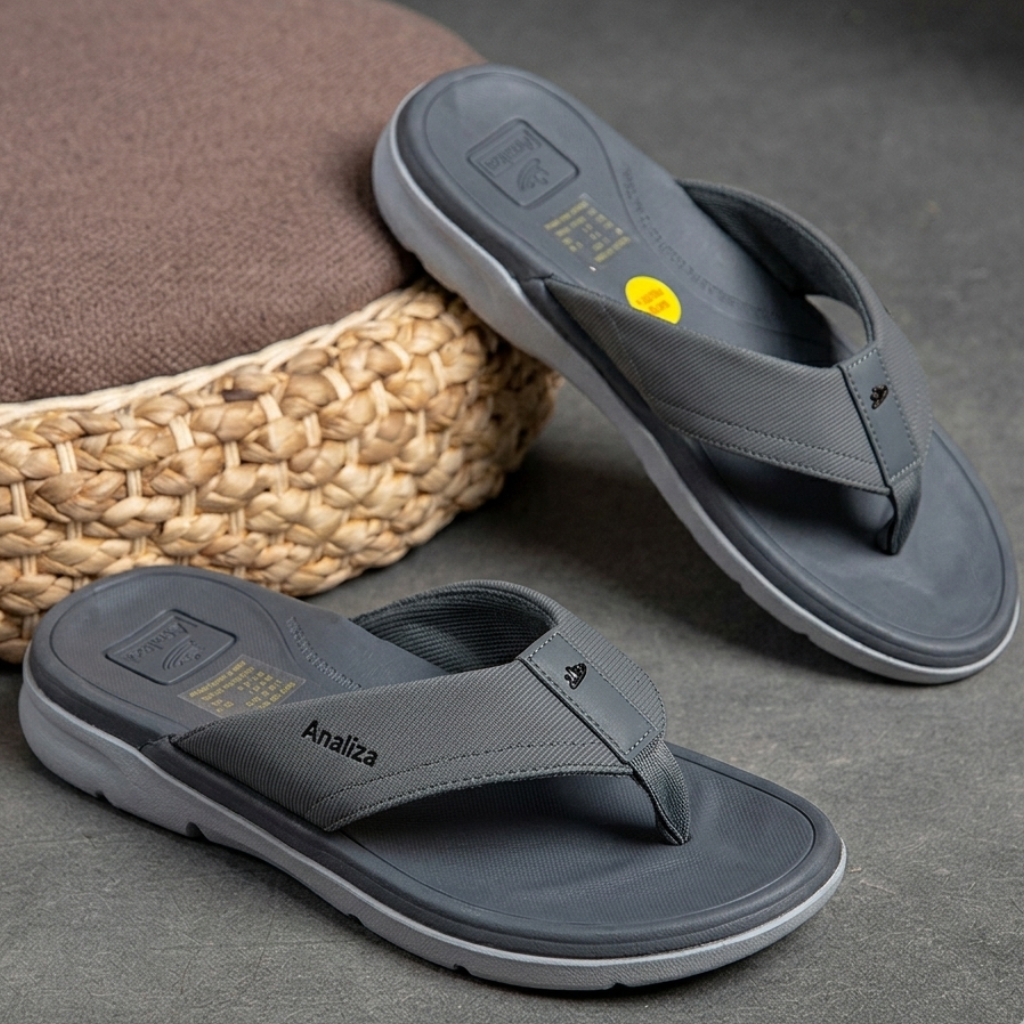 Men’s Comfort Flip-Flop Sandals – Lightweight Casual Beach Slippers