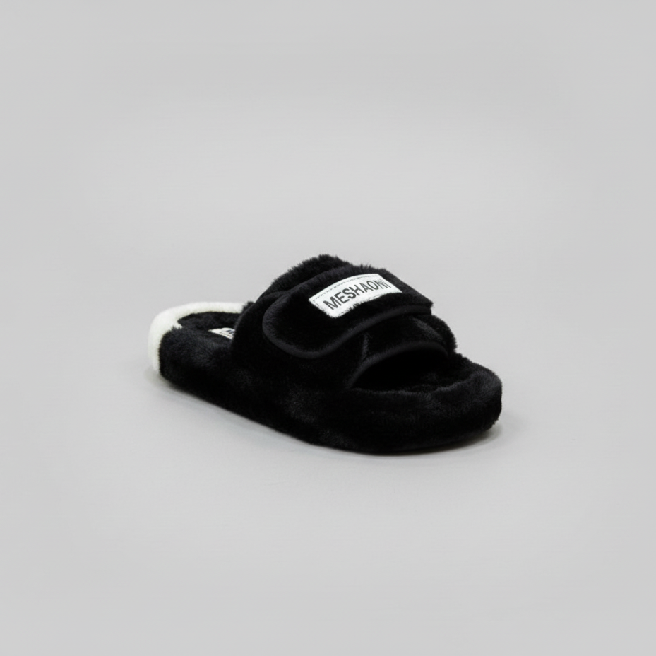 Chaussons de maison pour femmes avec bride moelleuse - Chauds et confortables grâce à leur large bride