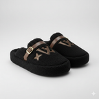 Chaussons en polaire Teddy : doigts de pied au chaud, boucle qui tient bien en place.