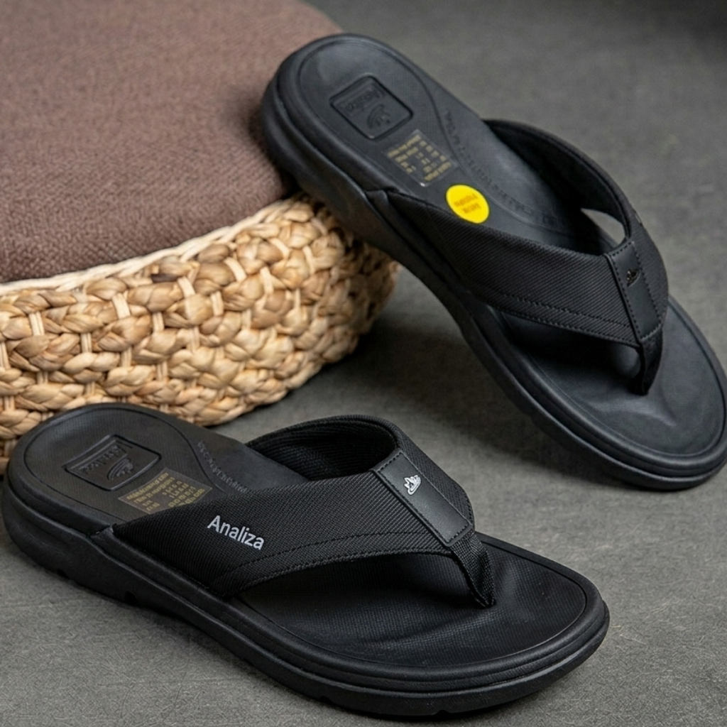 Men’s Comfort Flip-Flop Sandals – Lightweight Casual Beach Slippers
