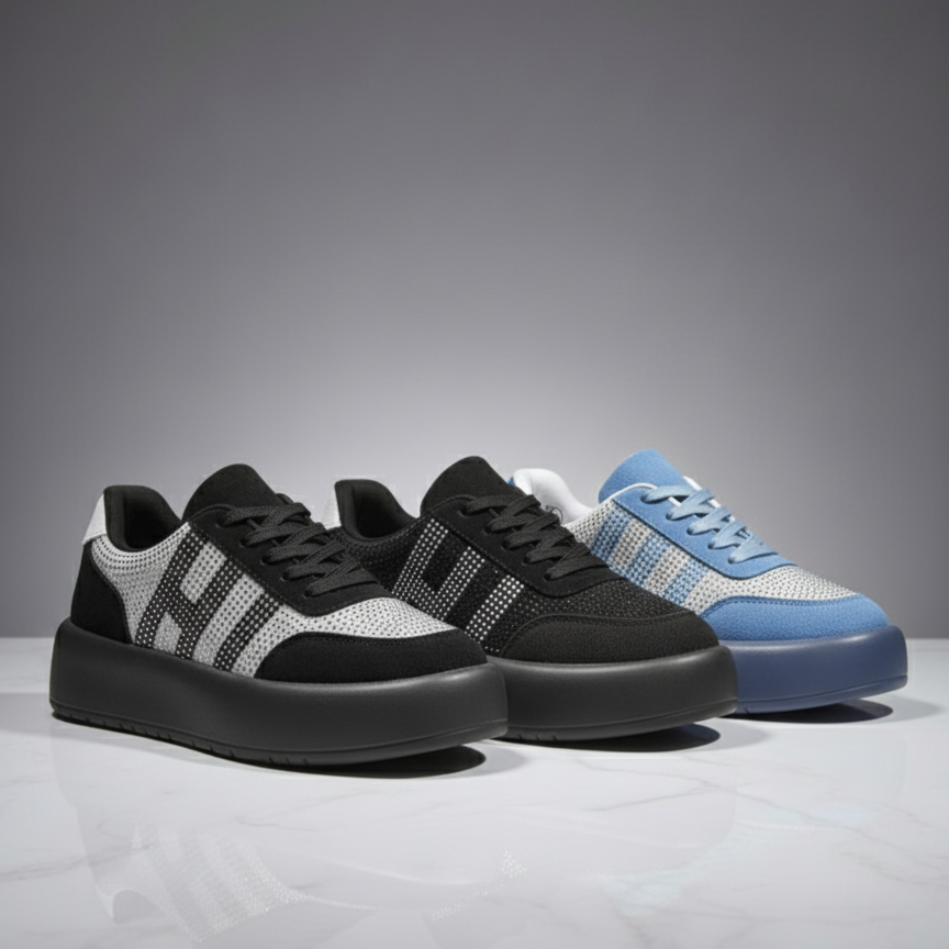 Sneakers pailletées élégantes pour femmes
