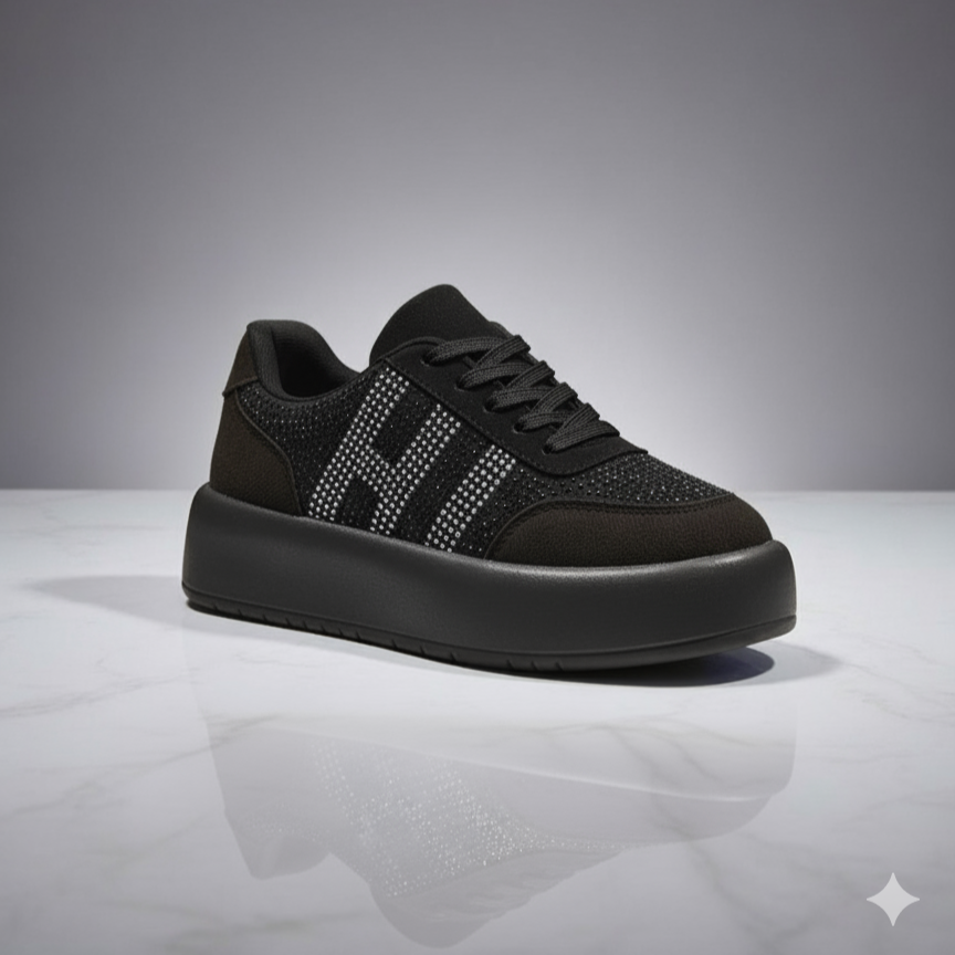 Sneakers pailletées élégantes pour femmes