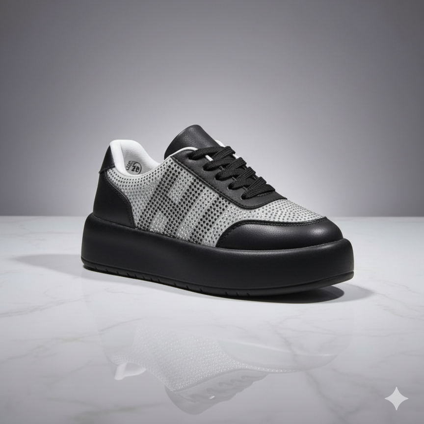 Sneakers pailletées élégantes pour femmes