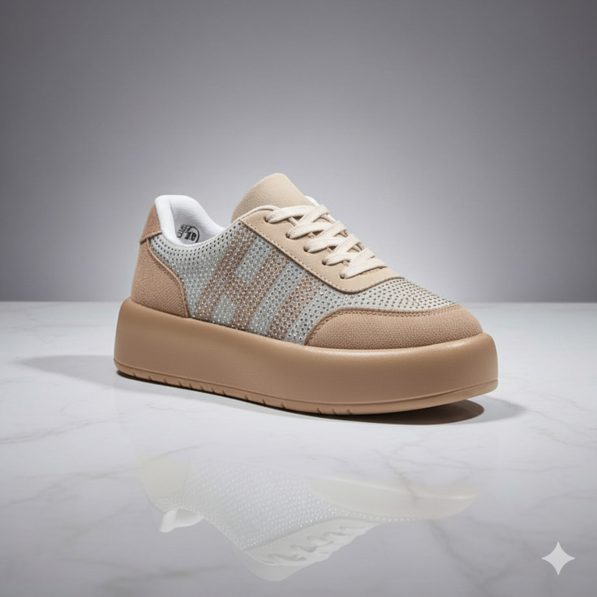 Sneakers pailletées élégantes pour femmes