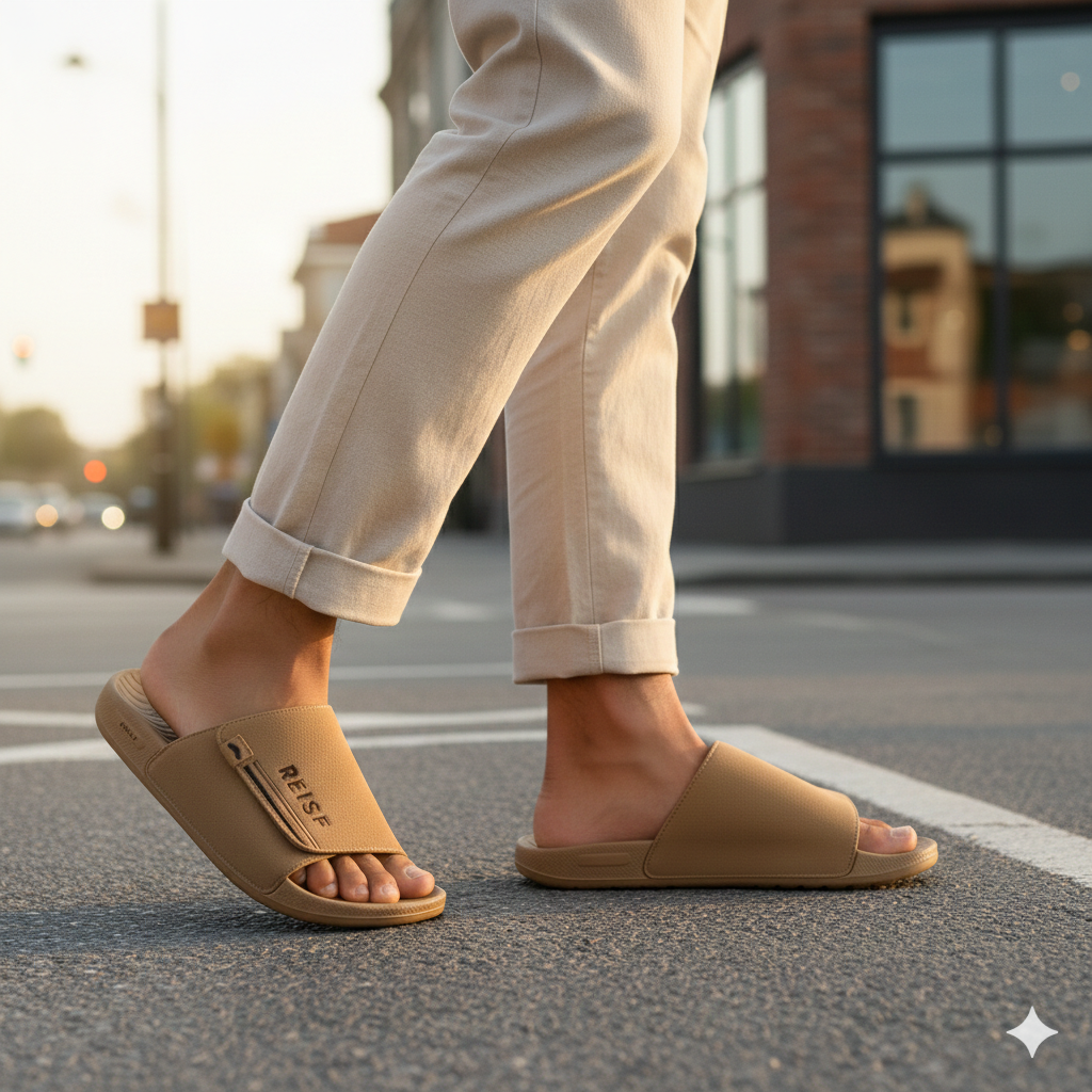 Sandales REISF confortables pour hommes | Sandales décontractées et de tous les jours