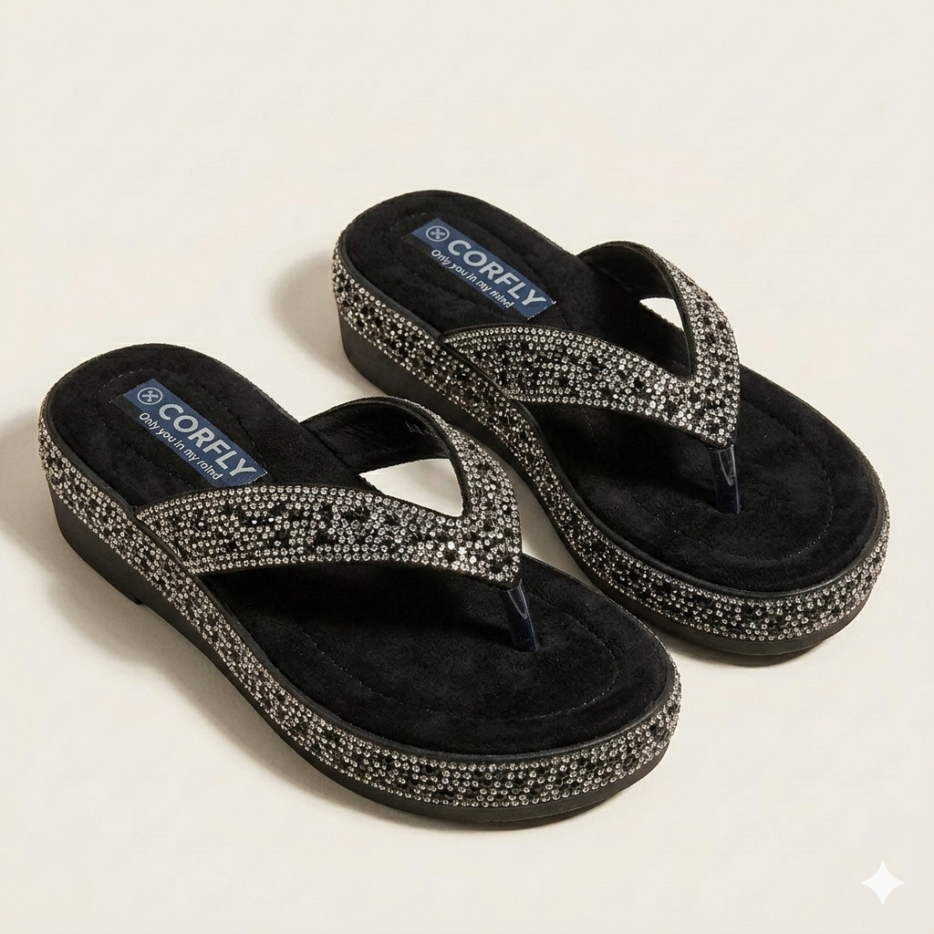 Comfort Dual-Strap Suede Slides – Lightweight Everyday Sandals
