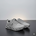 Men's running shoes with simple design, breathable, low-cut, non-slip rubber sole, lightweight fabric