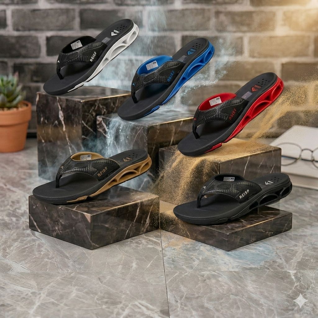 Tongs RISE Comfort Grip pour hommes – Légères, durables et pour le quotidien
