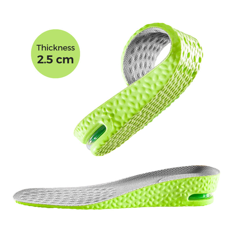 👟Semelles confortables avec coussin d'air et effet rehausseur
