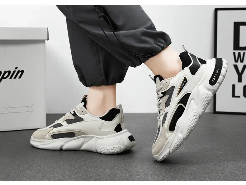 Chaussures décontractées polyvalentes et respirantes pour hommes. Conçu avec une technologie antidérapante moderne