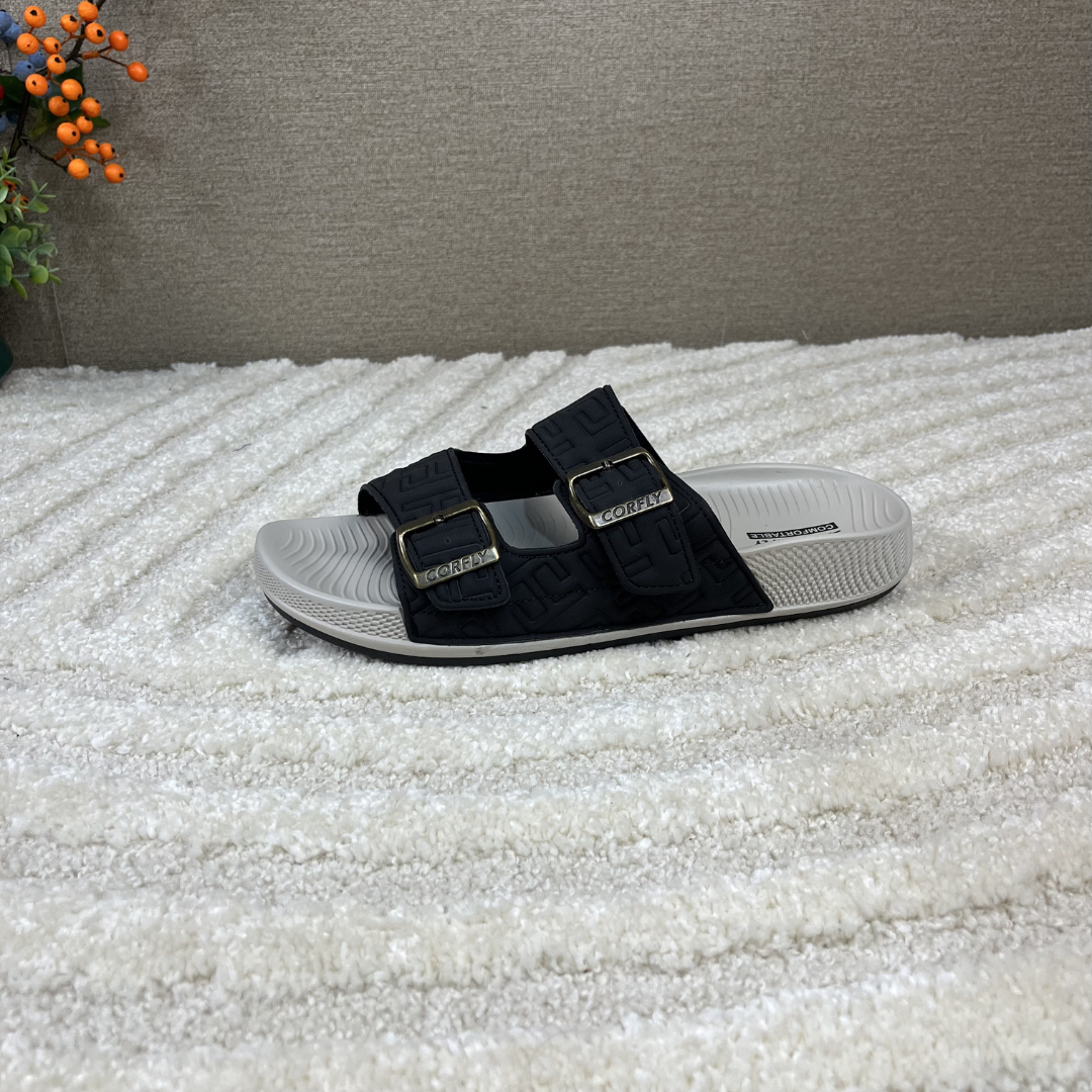 Sandales orthopédiques de récupération confortables avec brides à boucle réglables