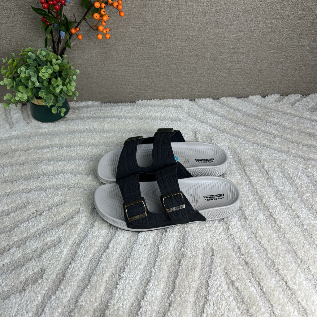 Sandales orthopédiques de récupération confortables avec brides à boucle réglables
