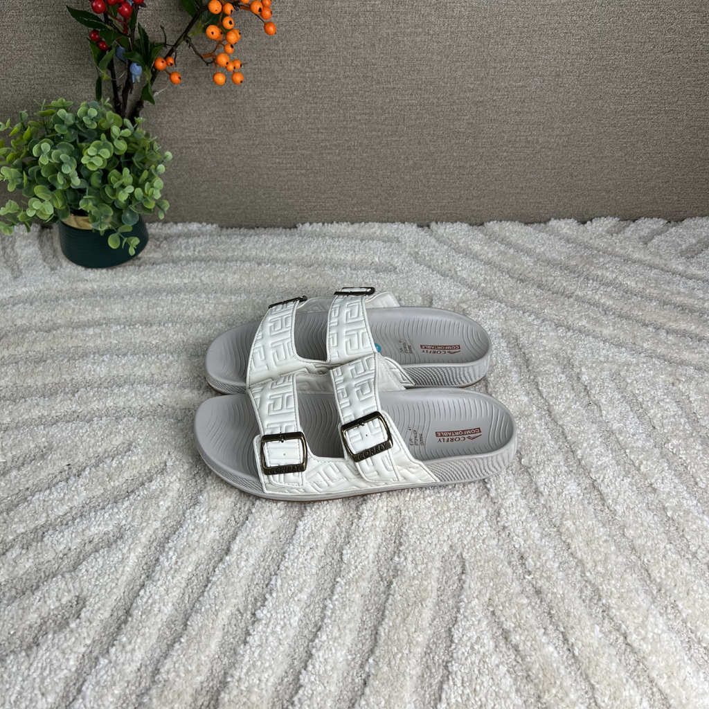 Sandales orthopédiques de récupération confortables avec brides à boucle réglables