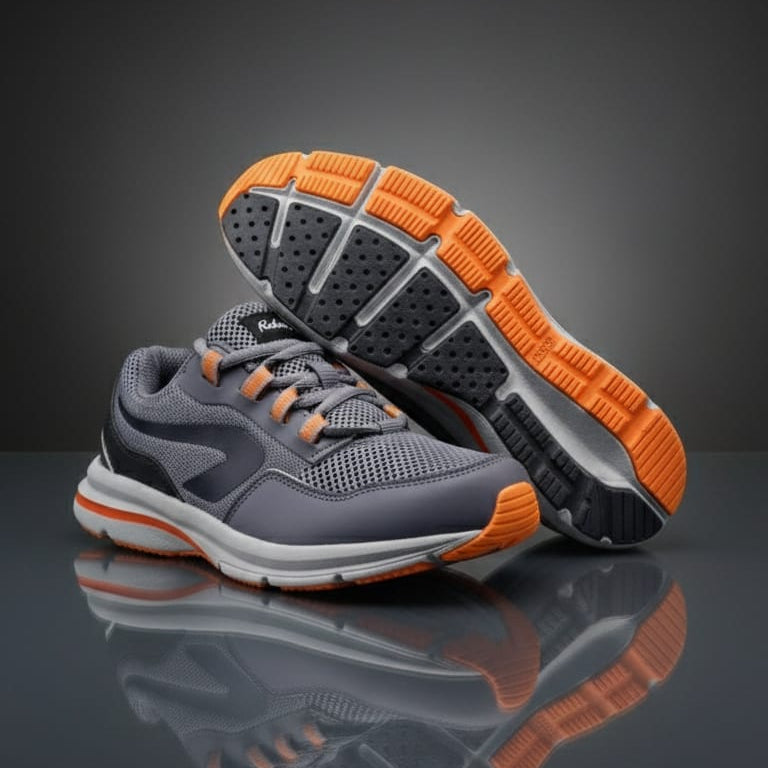 Baskets de running respirantes en mesh pour hommes – Chaussures de sport légères avec absorption des chocs et semelle antidérapante