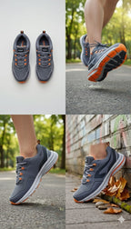 Baskets de running respirantes en mesh pour hommes – Chaussures de sport légères avec absorption des chocs et semelle antidérapante
