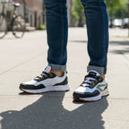 Baskets de running respirantes en mesh pour hommes – Chaussures de sport légères avec absorption des chocs et semelle antidérapante