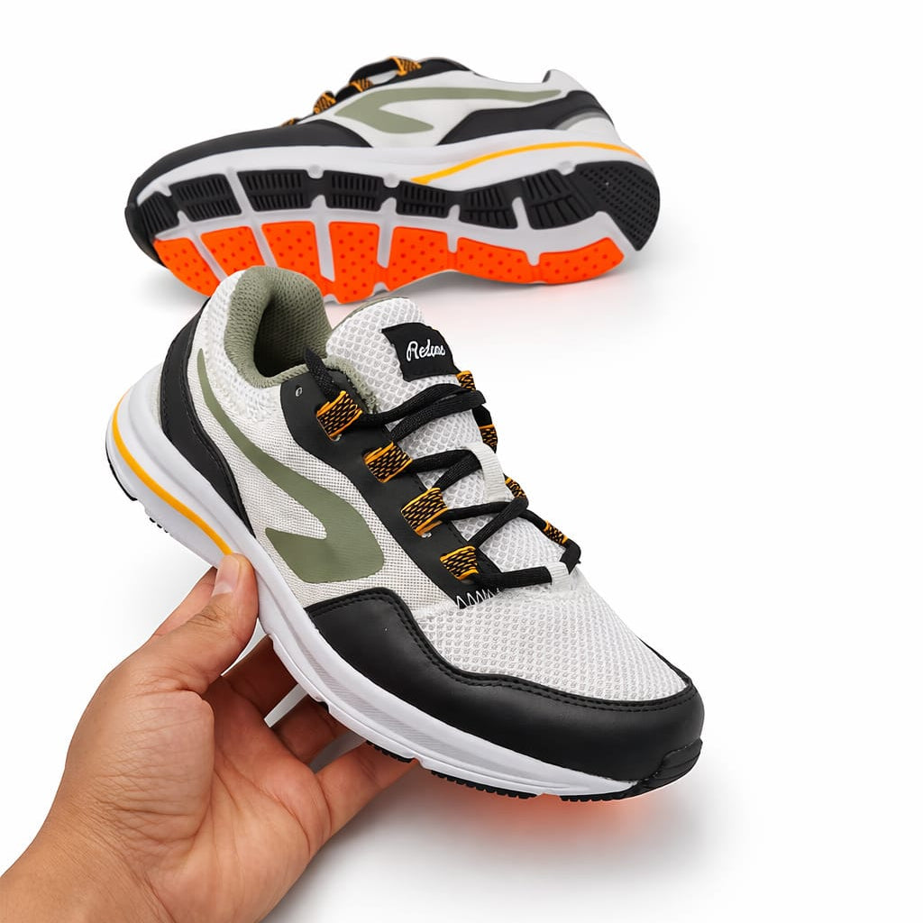 Baskets de running respirantes en mesh pour hommes – Chaussures de sport légères avec absorption des chocs et semelle antidérapante