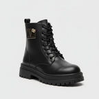 Bottines à plateforme pour femmes, lacets, style décontracté, confortables au quotidien