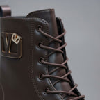 Bottines à plateforme pour femmes, lacets, style décontracté, confortables au quotidien