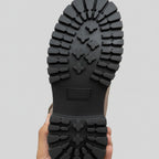 Bottines à lacets à semelle épaisse pour femmes