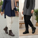 Bottines à plateforme pour femmes, lacets, style décontracté, confortables au quotidien