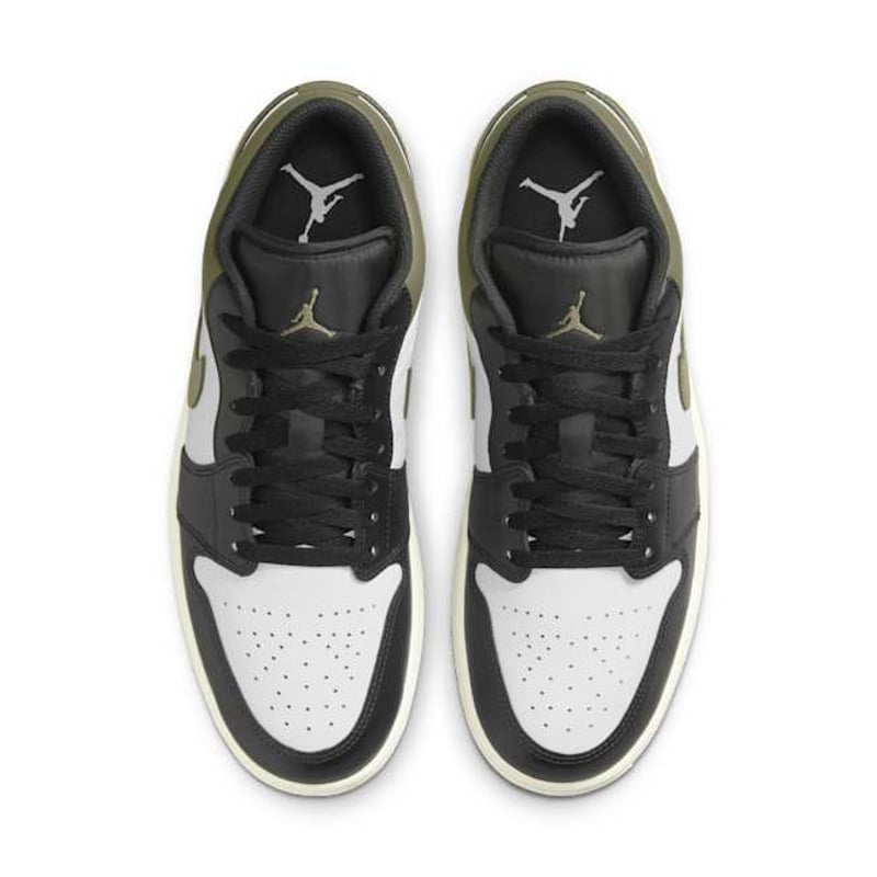 Air Jordan 1 Low Black & Medium Olive