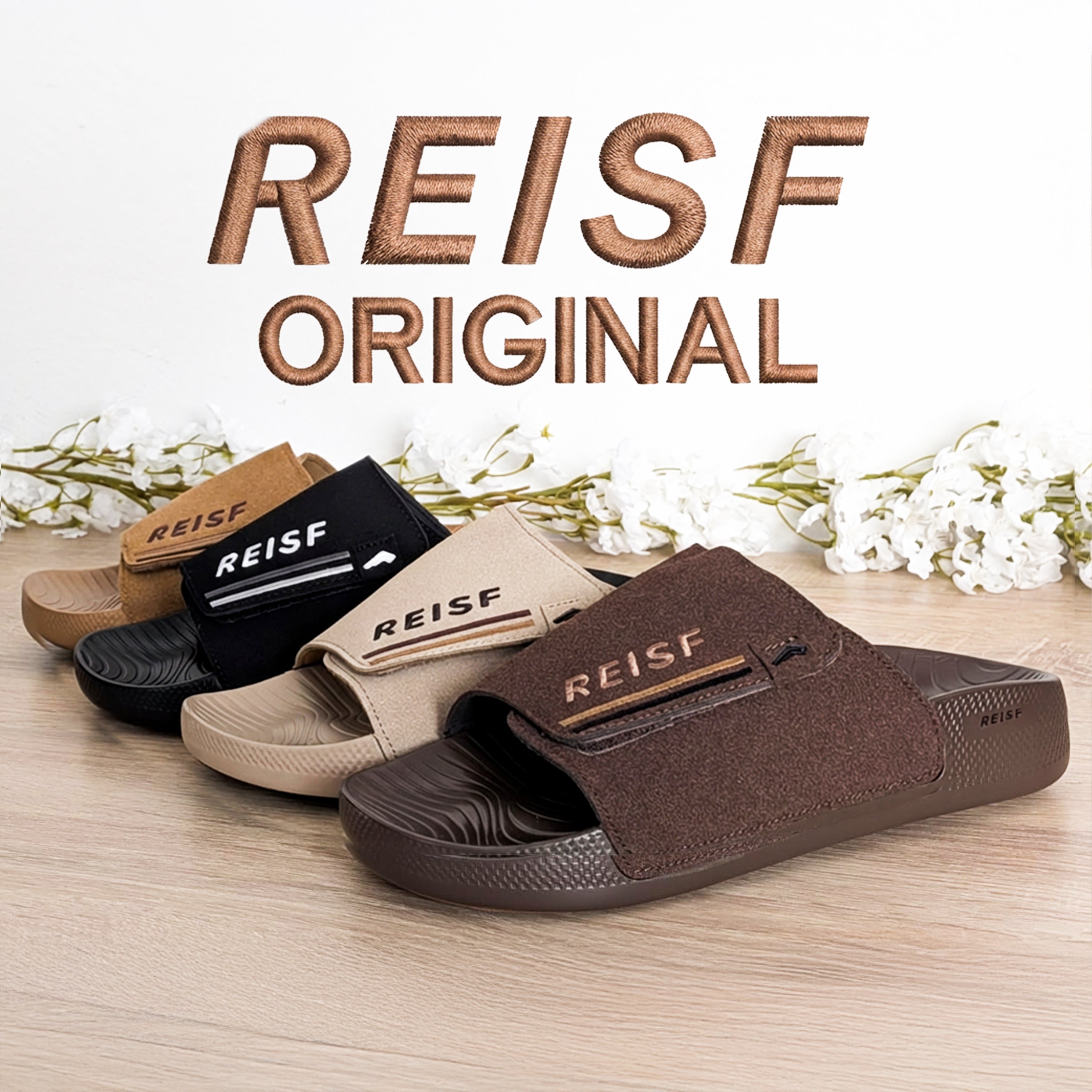 Sandales REISF confortables pour hommes | Sandales décontractées et de tous les jours